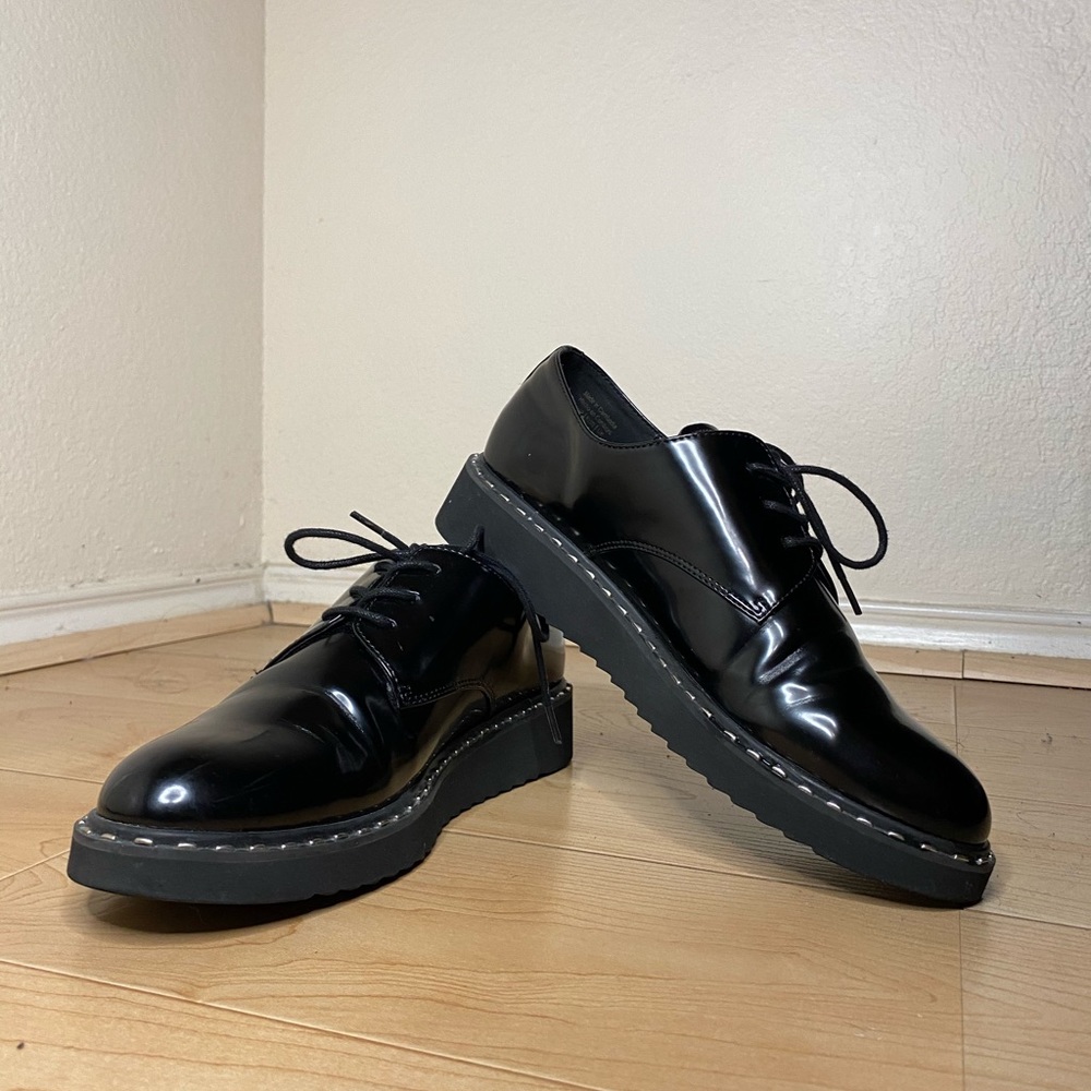 Black Oxford Style Shoes